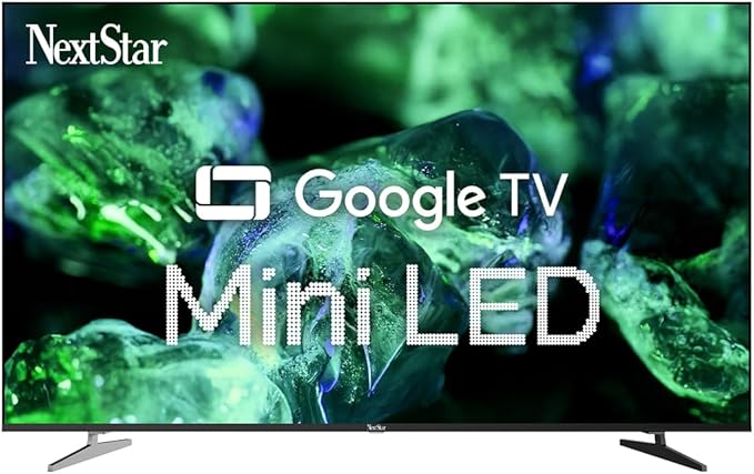 NextStar YE-65IDWG11 65'' 165 Ekran Uydu Alıcılı 4K Ultra HD Google MiniLED TV [Enerji Sınıfı G] [Enerji Sınıfı G]