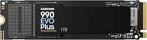 Samsung Dahili SSD 990 Evo Plus NVMe M.2 PCIe 4.0 x 4/5.0x2, 1 TB, 7150MB/s'ye kadar Okuma Hızı, Akıllı Turbo Write 2.0, Oyun ve Çalışma için Mükemmel, MZ-V9S1T0BW