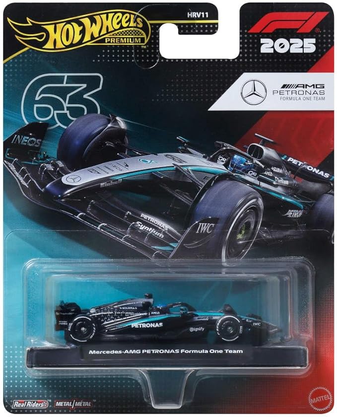 Hot Wheels F1 Mercedes Russell 1:64 ölçekli, JKD80