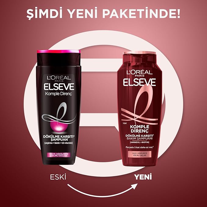L'Oreal Paris Elseve Komple Direnç Dökülme Karşıtı Şampuan 400 ml