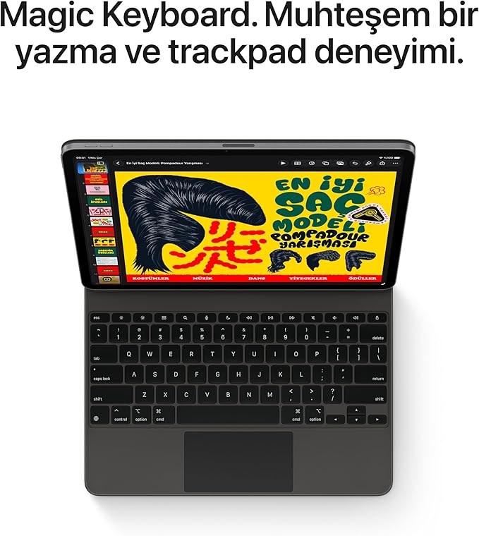 Apple iPad Air 11 inç (M4): Liquid Retina Ekran, 128 GB, 12 MP Ön/Arka Kamera, Apple N1 ile Wi-Fi 7 — Uzay Grisi