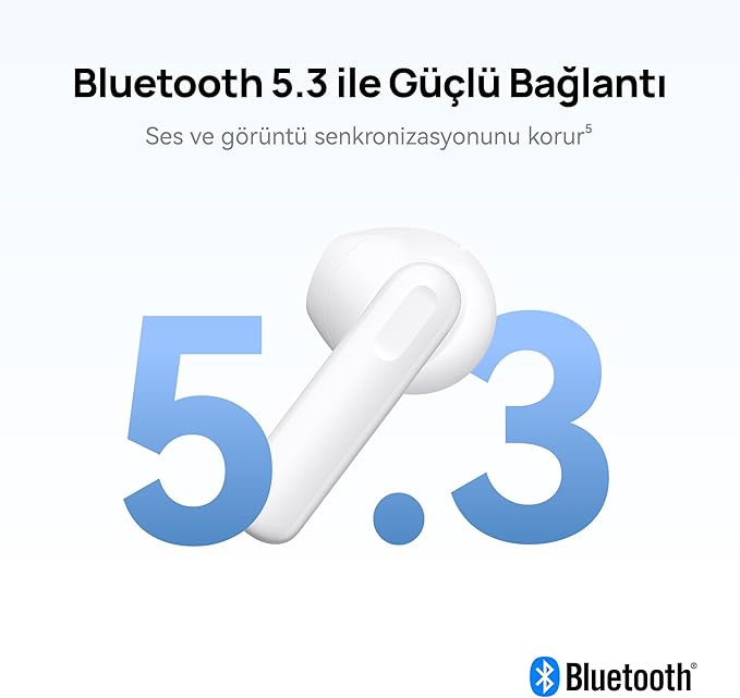 HUAWEI FreeBuds SE 2, 40 Saatlik Pil Ömrü, Canlı Renkler ve Taşınabilir Tasarım, 10 Dakikalık Şarjla 3 Saat Müzik Keyfi, IP54 Toz ve Su Sıçramasına Dayanıklılık, Güçlü Bluetooth 5.3 Bağlantısı, Beyaz