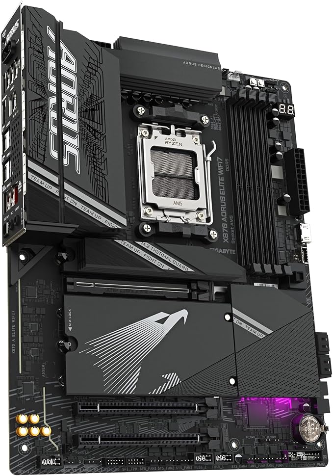 GIGABYTE ANAKART AMD AM5 ATX X870 AORUS ELITE WIFI7