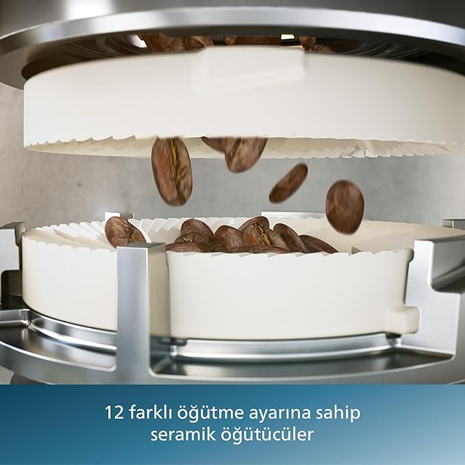 Philips 5500 Serisi LatteGo Tam Otomatik Espresso Makinesi (EP5547/90) ve Philips Espresso Makinesi Kahve Yağı Çözücü Tablet (CA6704/10)