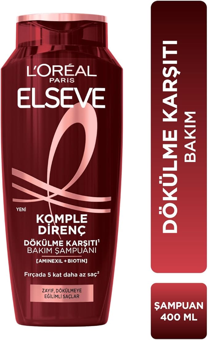 L'Oreal Paris Elseve Komple Direnç Dökülme Karşıtı Şampuan 400 ml