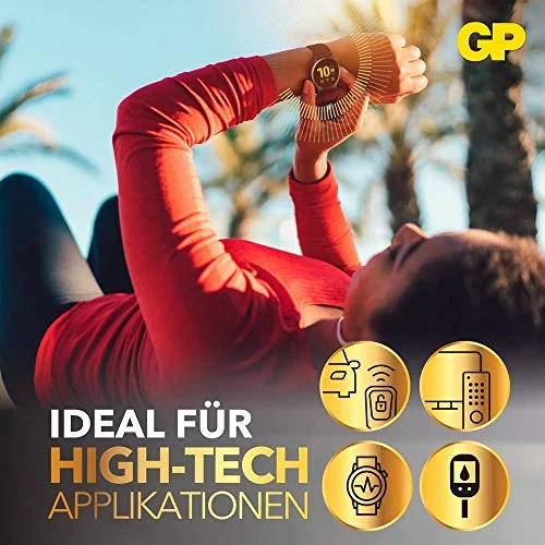 GP CR2032 3v Lithium Knopfzellen, 20 Stück Li-Mn Knopfbatterien CR 2032 - 3 Volt im 20-er Pack, Batterien einzeln entnehmbar (GP Batteries Markenprodukt)