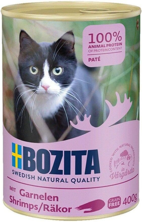 Bozita Karidesli Pate Kedi Konservesi 400 gr