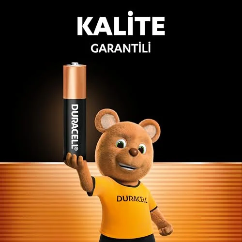 Duracell Duracell Basic AAA Alkalin Ince Kalem Pil (10'Lu Paket) – 1,5V – Daha Uzun Ömürlü – Günlük Cihazlar Için Güvenilir Güç – Plastik Içermeyen Ambalaj - Mn2400