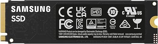Samsung Dahili SSD 990 Evo Plus NVMe M.2 PCIe 4.0 x 4/5.0x2, 1 TB, 7150MB/s'ye kadar Okuma Hızı, Akıllı Turbo Write 2.0, Oyun ve Çalışma için Mükemmel, MZ-V9S1T0BW