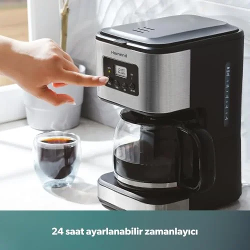 Homend Homend Coffeebreak 5006h Otomatik Zaman Ayarlı XL (12 Fincan) Filtre Kahve Makinesi