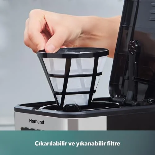 Homend Homend Coffeebreak 5006h Otomatik Zaman Ayarlı XL (12 Fincan) Filtre Kahve Makinesi