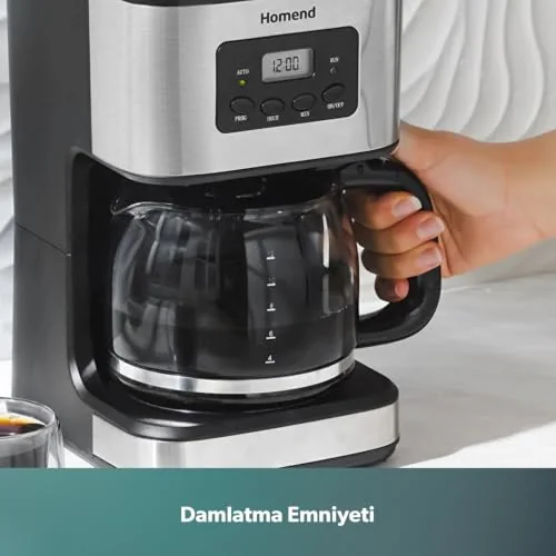 Homend Homend Coffeebreak 5006h Otomatik Zaman Ayarlı XL (12 Fincan) Filtre Kahve Makinesi