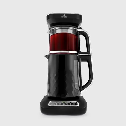 Karaca KARACA ÇAYSEVER ROBOTEA PRO QUARTZ 4 IN 1 BLACK CHROME