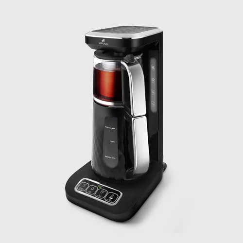 Karaca KARACA ÇAYSEVER ROBOTEA PRO QUARTZ 4 IN 1 BLACK CHROME