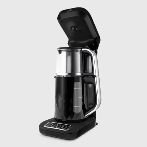 Karaca KARACA ÇAYSEVER ROBOTEA PRO QUARTZ 4 IN 1 BLACK CHROME
