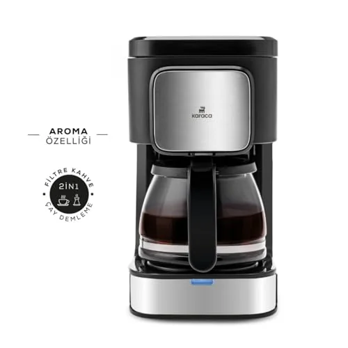 Karaca KARACA Just Coffee 2in1 Filtre Kahve Makinesi Inox
