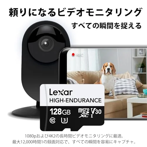 Lexar High Endurance 128gb Micro SD 100MB V30 4K Hafıza Kartı