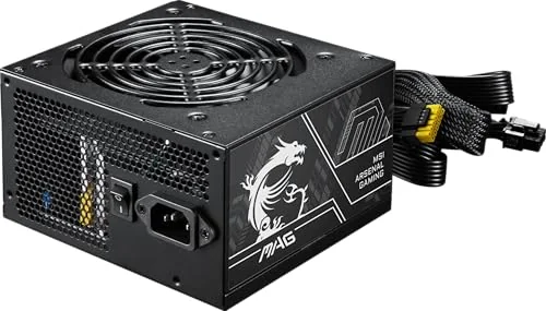 MSI MAG A650BN PCIE5 II 650W 80+ BRONZE ATX 3.1 PCIE 5.1 POWER SUPPLY
