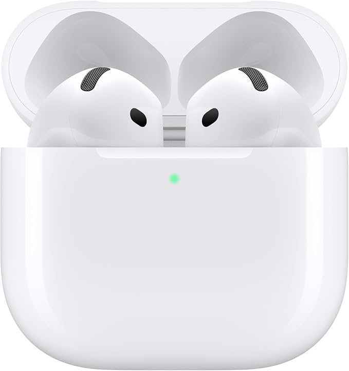 Apple AirPods 4.Nesil ANC Kablosuz Kulaklık, Bluetooth Kulaklık, Aktif Gürültü Engelleme, Adaptif Ses, Şeffaf Mod, Kişiselleştirilmiş Uzamsal Ses, USB-C Şarj Kutusu, Kablosuz Şarj, H2 Çip