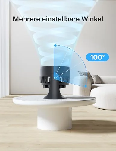 PELONIS Pelonis Küçük Oda - Masa Fanı, 38dB Sessiz Çalışma, 100° Dikey Hareket, 3 Kademeli Güç, Siyah