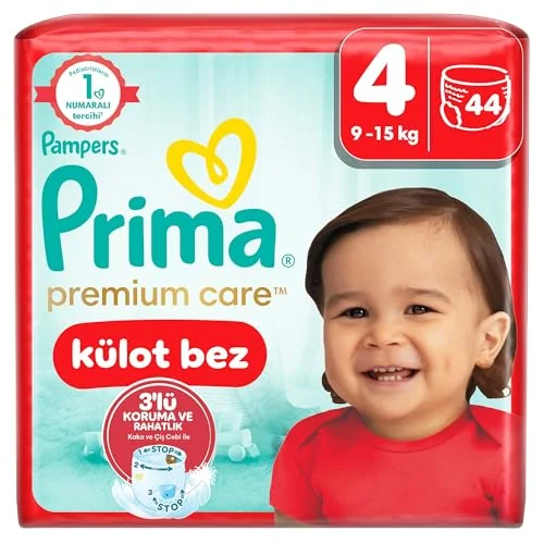 Prima Premium Care Külot Bebek Bezi 4 Numara 44 Adet Maxi İkiz Paket