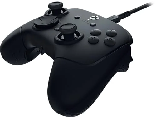 Razer Wolverine V3 Tournament Edition - Xbox X|S ve PC için Kablolu Espor Kumandası (Mecha Dokunsal Aksiyon Düğmeleri, Pro HyperTriggers, 8 yönlü D-Pad, 3m USB-C kablo) Siyah