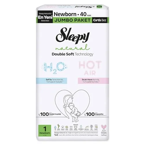 Sleepy Double Soft Natural 1 Beden 40 Adet
