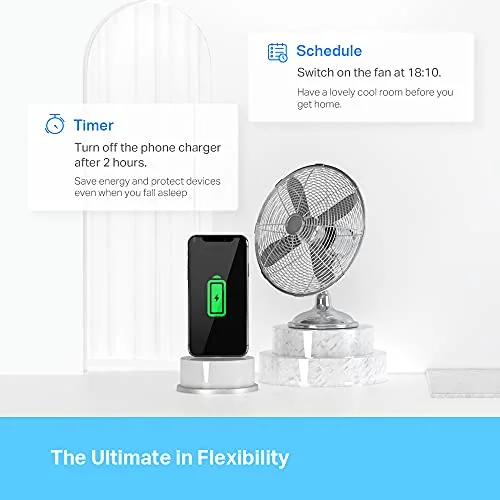 Tapo P110, Mini Akıllı Wi-Fi Soketi, Enerji İzleme, Amazon Alexa ve Google Home ile Çalışır, Uzaktan Kontrol, Cihaz Paylaşımı, Hub Gerekmez