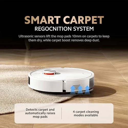 Xiaomi XIAOMI Vacuum S40 Pro, akıllı robot elektrikli süpürge ve paspas, kendinden esneyen yan fırçalar, 15000 Pa emiş gücü, sert zemin ve halı, uygulama üzerinden uzaktan kumanda